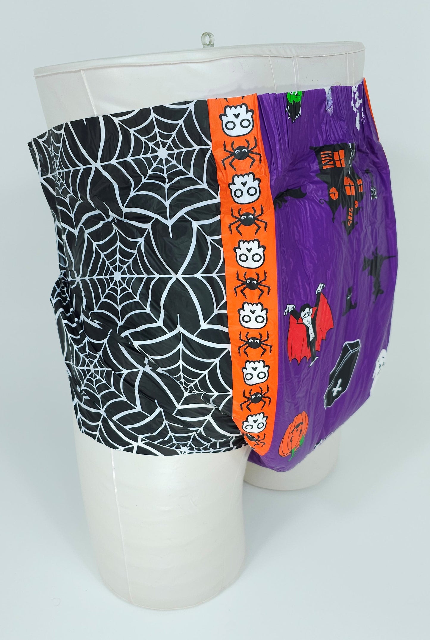 Summer SALE! - Lrg-Adult Printed Halloween Diapers Large 36"-48" Single 1 Pack