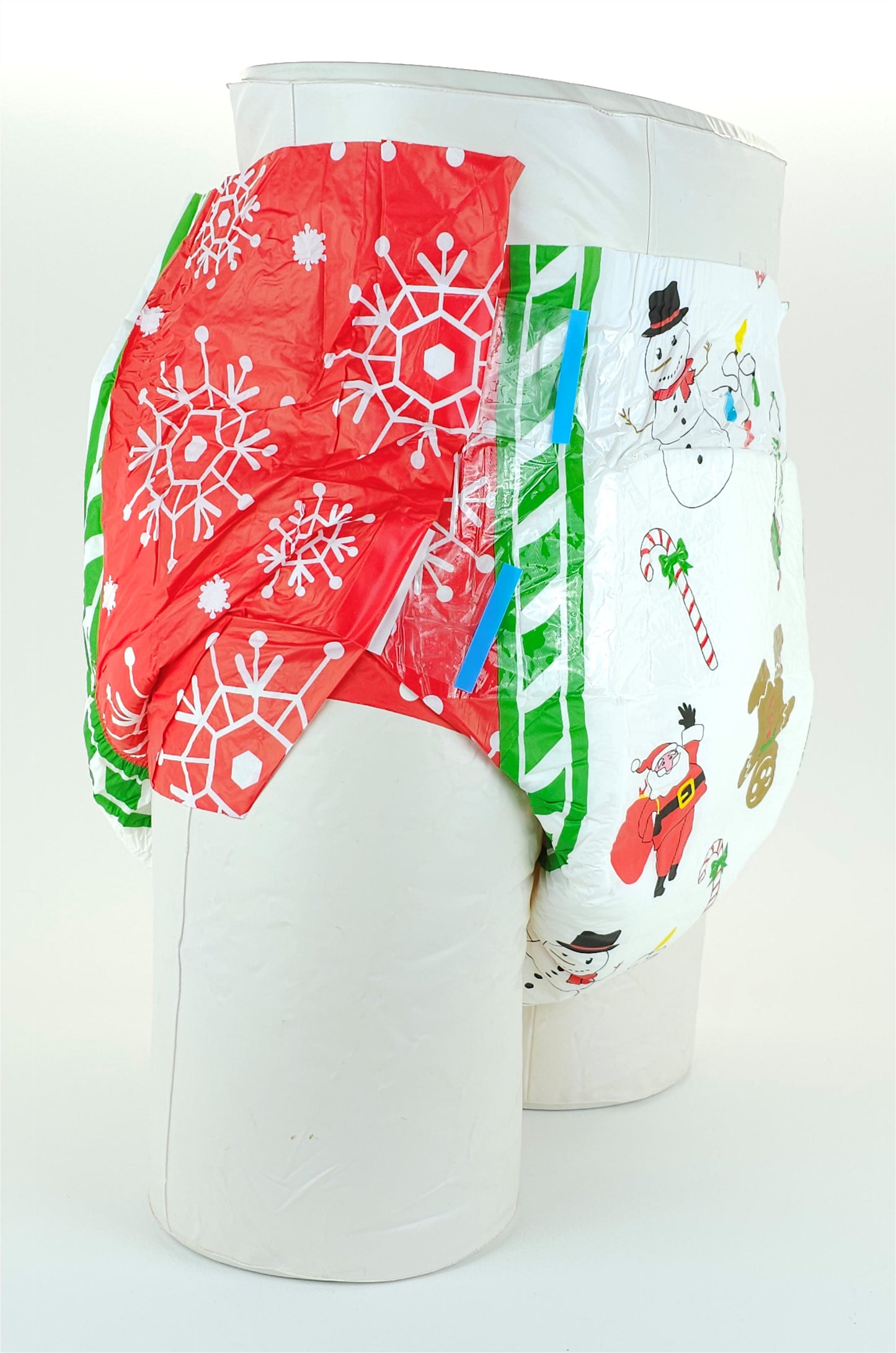 Summer SALE! - Lrg-Adult Printed Christmas Diapers Large 36"-48" Case/4 Packs
