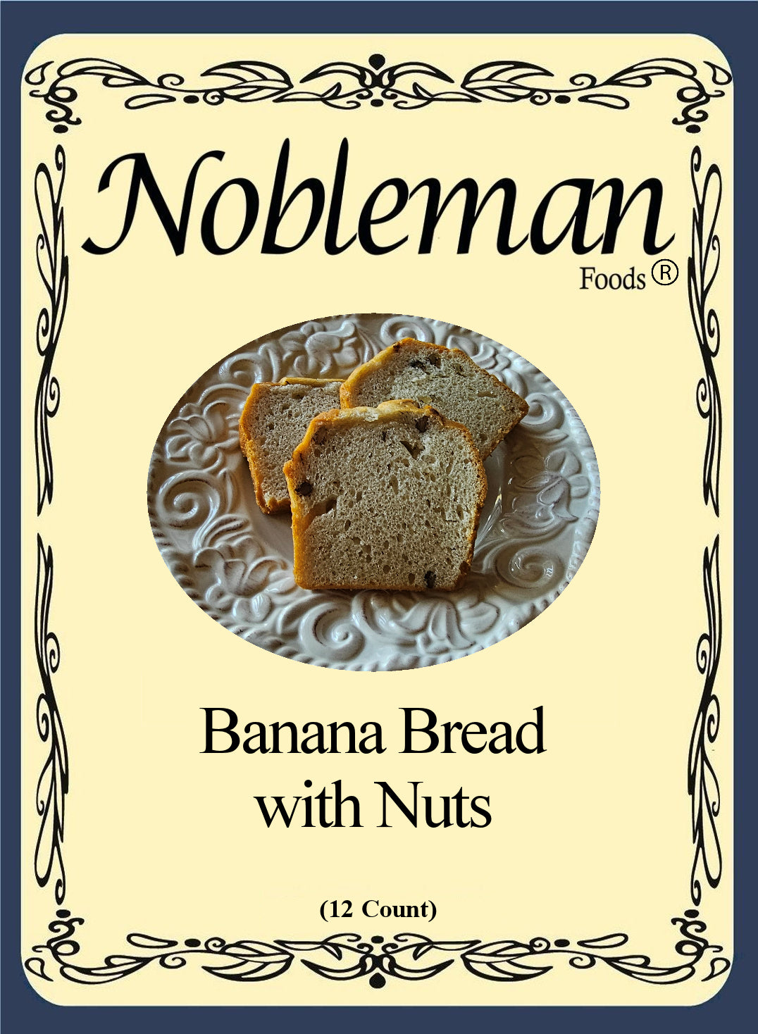 Nobleman Foods Homemade Banana Breda with Nuts