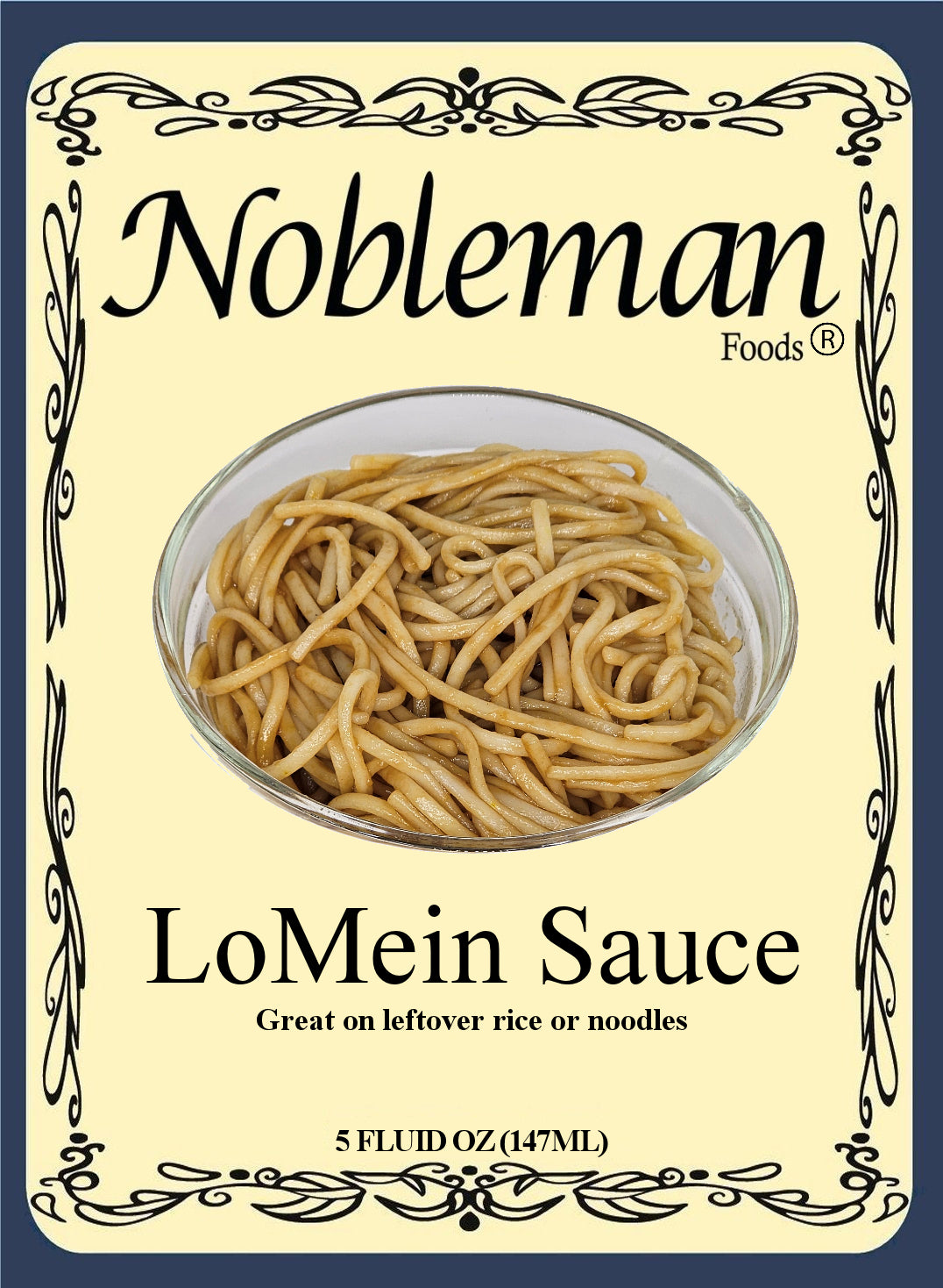 Nobleman Foods Homemade Lo Mein Sauce for pasta, rice, & Chinese food dipping