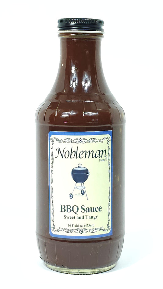 Nobleman Foods Homemade BBQ Sauce Sweet & Tangy Great for indoor/outdoor cooking
